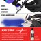 U.S. Art Supply Transparent Bright Red Acrylic Special Effects Airbrush Paint - 8oz Ready to Spray Air Brush Paint for Nails, Models, Fabric - Water-Based Air Brush Painting